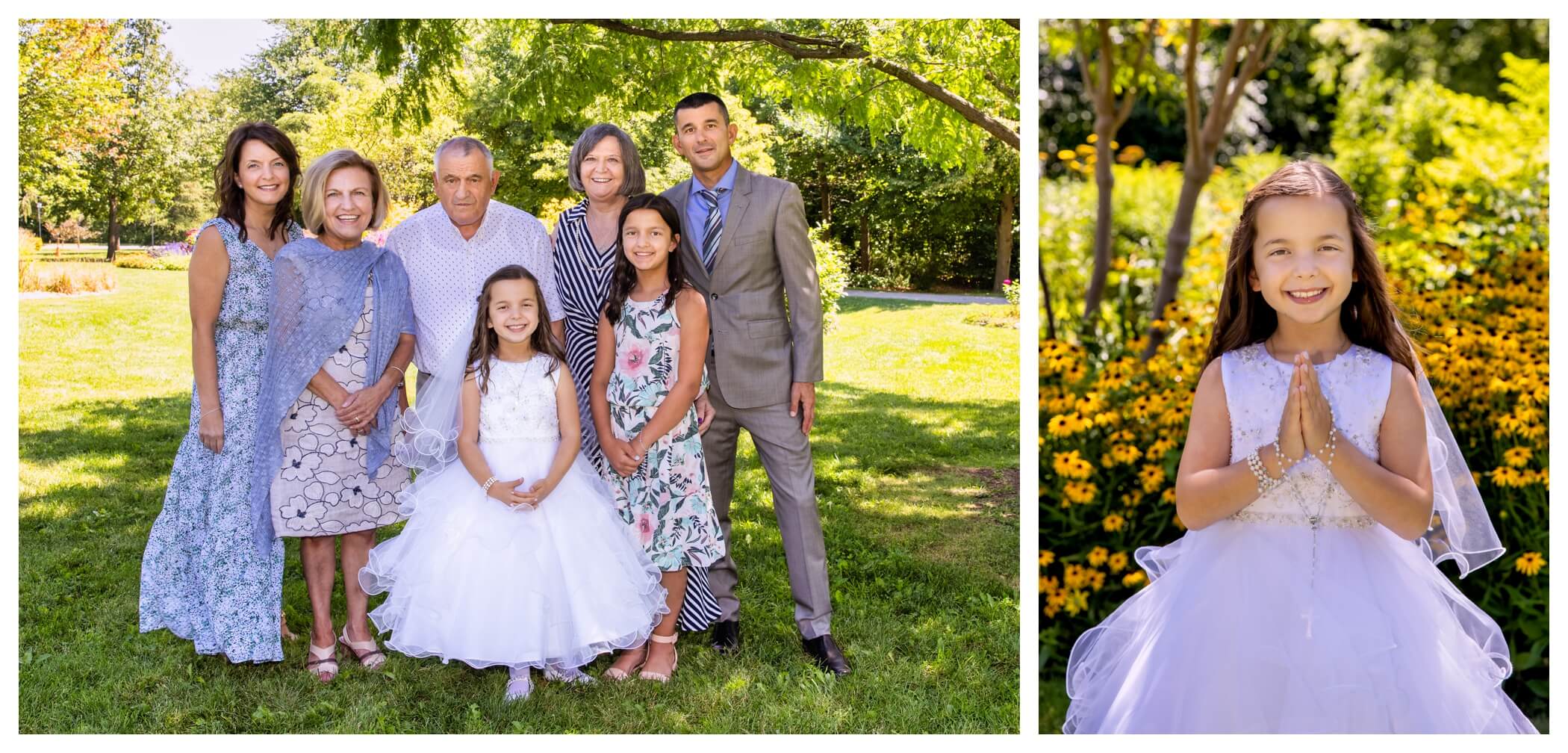 family portraits for first communion
